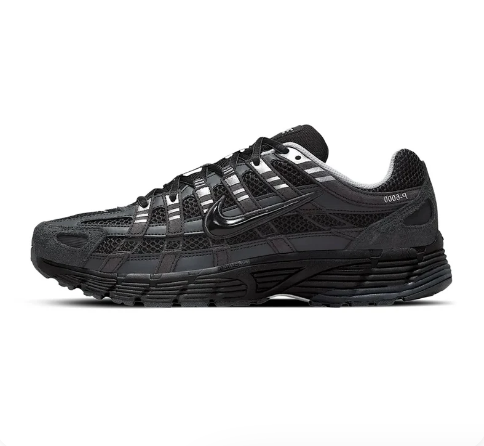 Nike P-6000 'Suede Anthracite/Black/Chrome Metallic Silver'