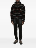 Moncler striped zip-up cardigan