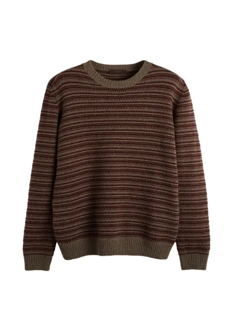 slowear Geelong-wool jacquard-knit sweater