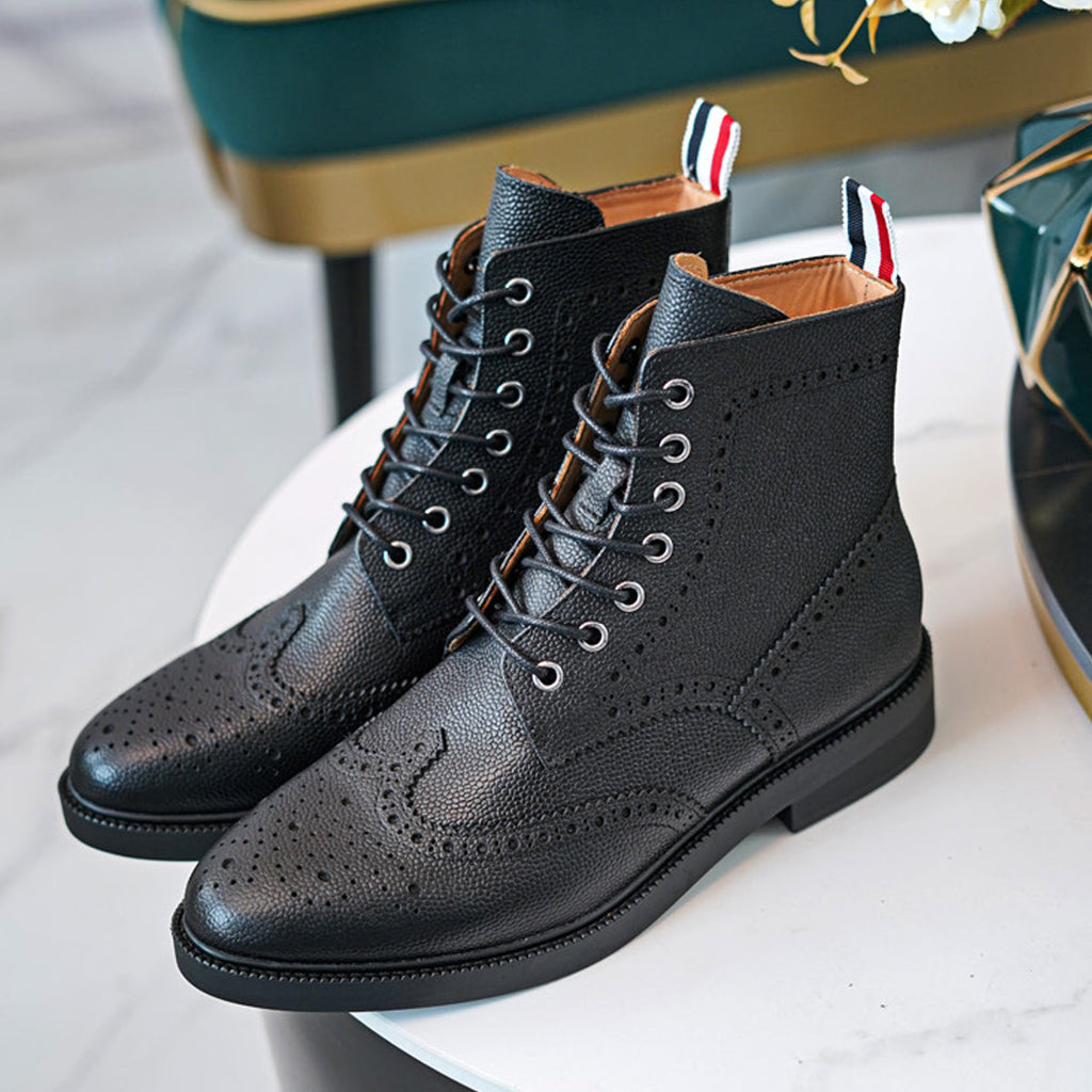 Cowhide High Boots