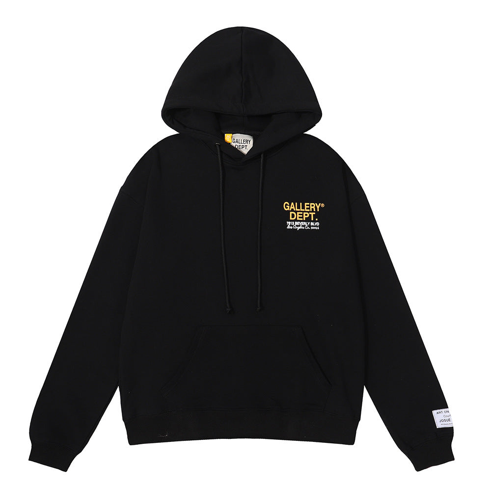 Gallery Dept Hollywood Letter Graphic Print Hoodie Streetwear Unisex