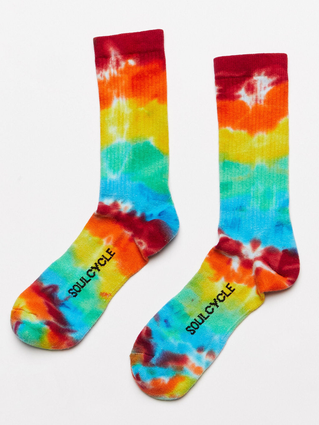 PRIDE TIE DYE CALF SOCK