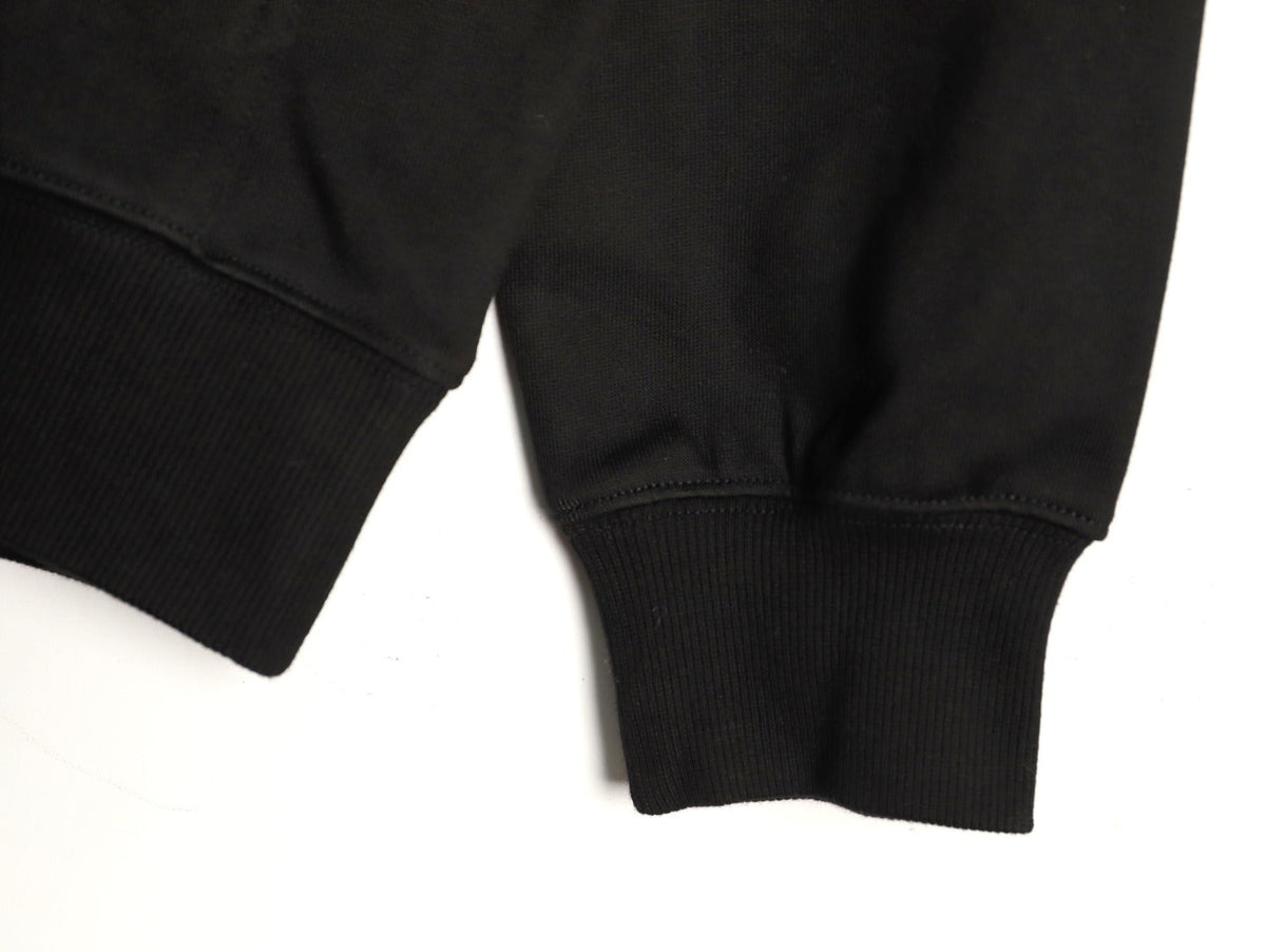 Burberry Equestrian Emblem Pullover Hoodie - Black